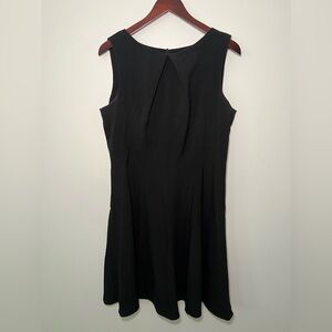 Black Sleeveless A-Line Dress